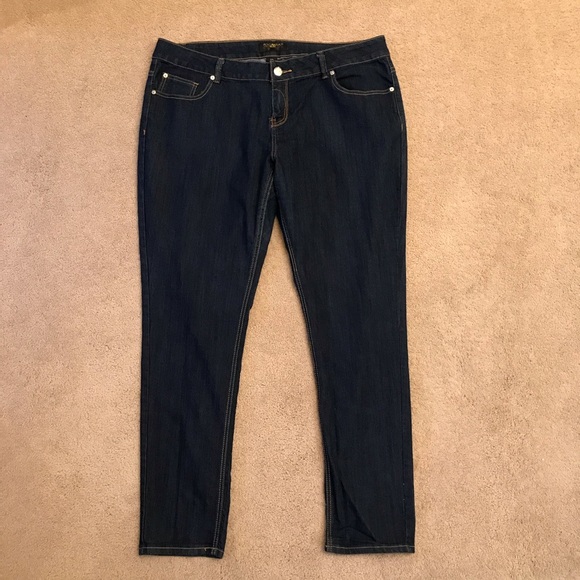 Rocawear Denim - Rocawear Denim Blue Jeans Womens Size 22 Super Stretch Dark Wash